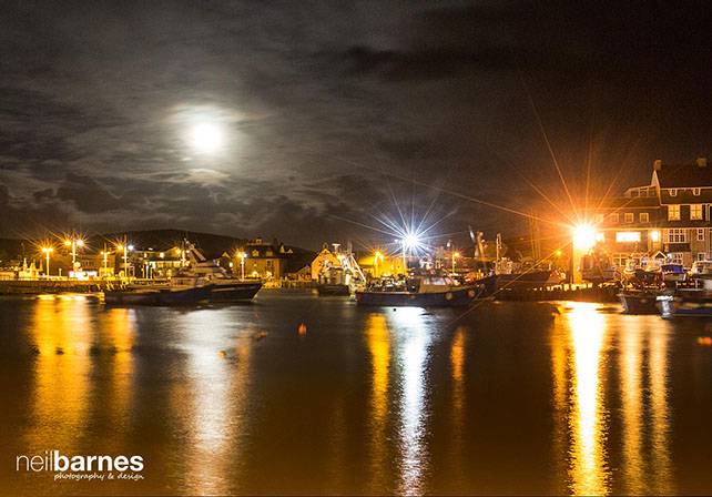 West bay harbour full moon